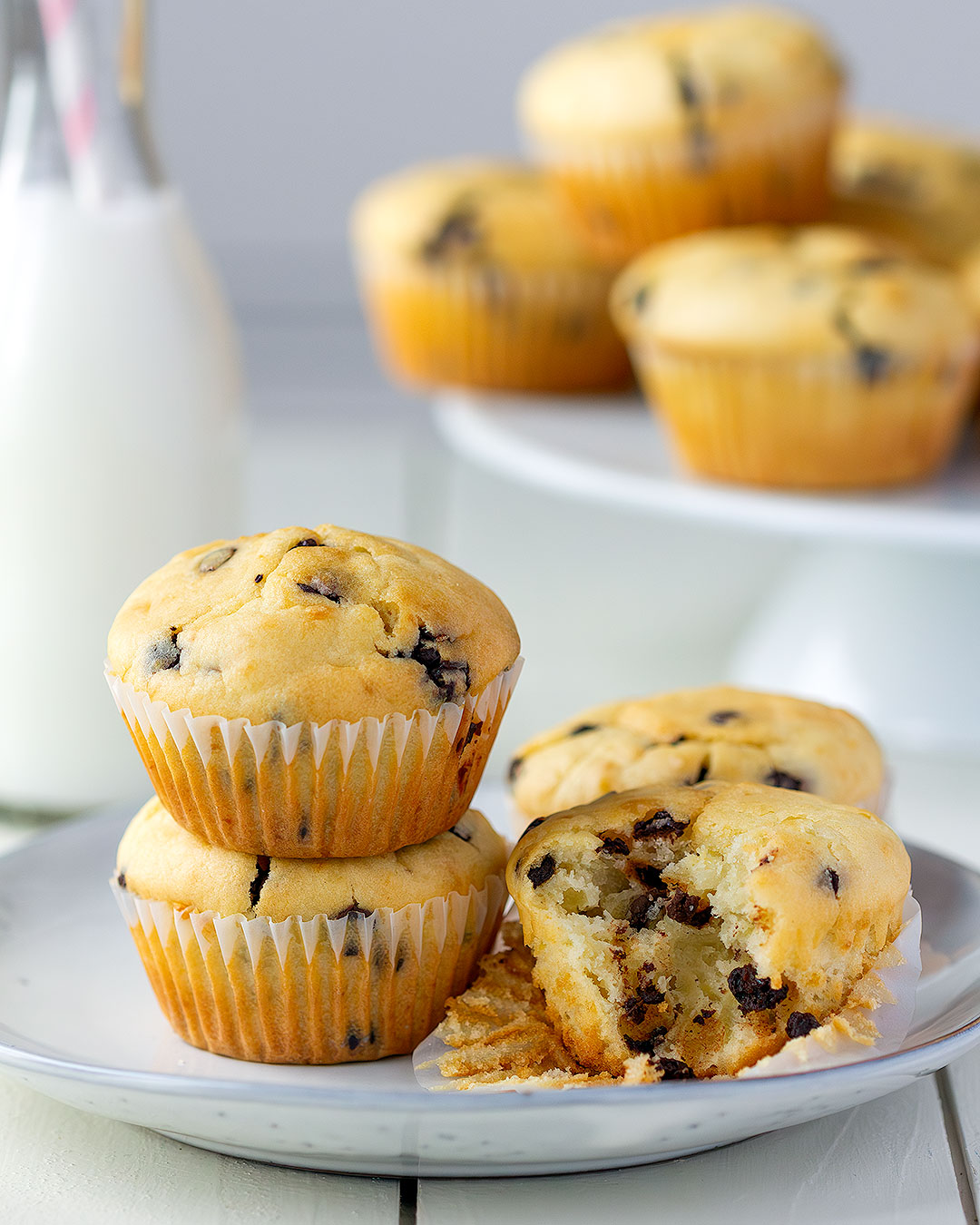 Muffins mit Schokostückchen